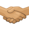 Handshake - Medium emoji on Facebook